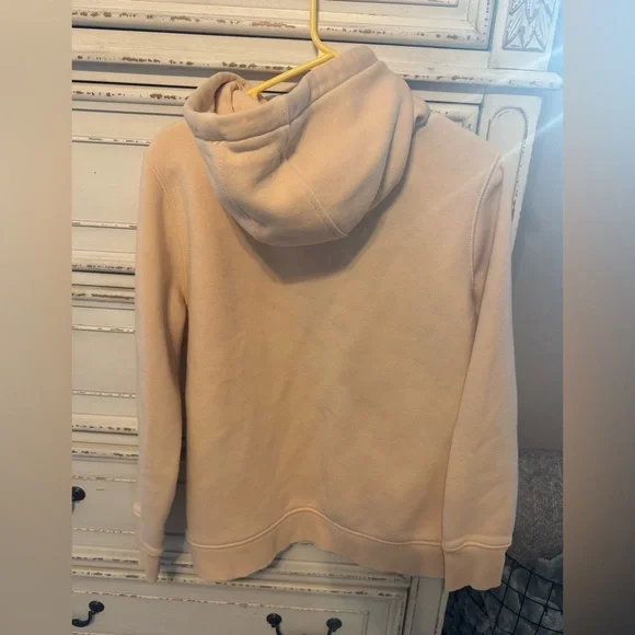 Carhartt Relaxed Fit Hoodie Sweatshirt Pullover Sleeve Logo 102791 Womens Large - Picture 2 of 7